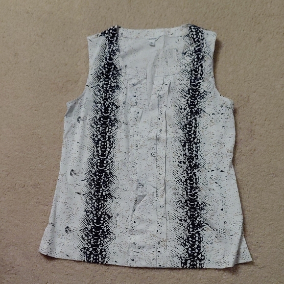 Calvin Klein Monochrome Patterned Tank Top - Picture 1 of 2